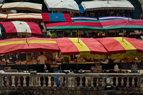 Market Parasols I - Brantôme, France