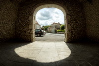 Church Porch - Lusignac, France