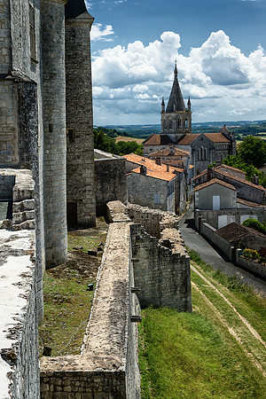 Looking South from the Chateau Walls I - Villebois-Lavalette, France
