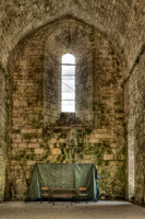 West Window, The Monastery - Rauzet, France