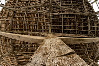 The Ceiling in Les Halles II - Villebois-Lavalette, France
