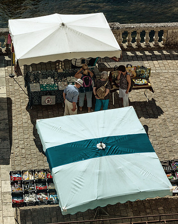 Market Parasols II - Brantôme, France