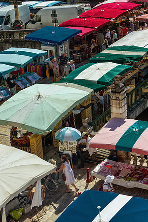 Market Parasols III - Brantôme, France