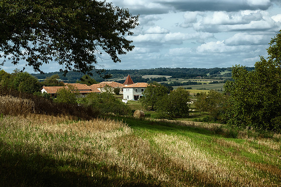 Looking North - Above Pillac