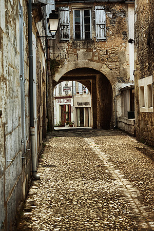 Side Street, off Les Halles I - Villebois-Lavalette, France
