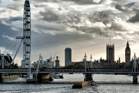Westminster from Waterloo Bridge - London, UK