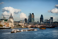 City of London from Waterloo Bridge II - London, England