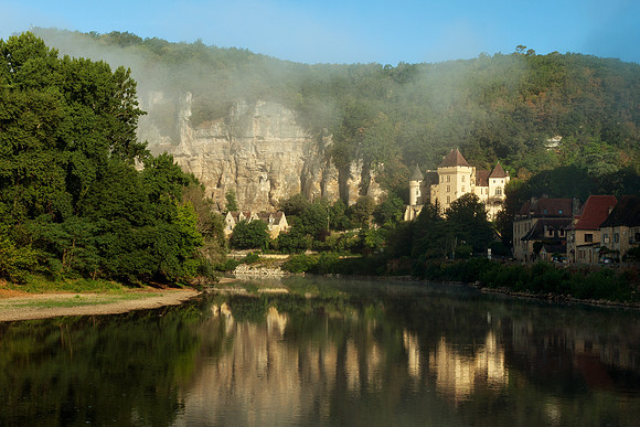 Early Morning Mist III - La Roque Gageac, France